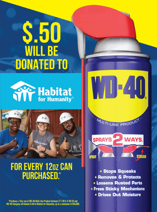 Giving Back to Communities – WD-40 Partners with Habitat for Humanity