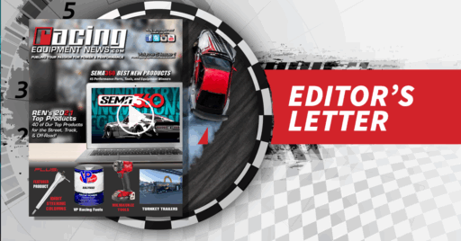 Racing Equipment News – Volume: 5 Issue: 1 – Editor’s Letter