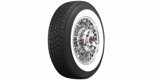 COKER CLASSIC IS THE ORIGINAL WIDE WHITEWALL RADIAL TIRE