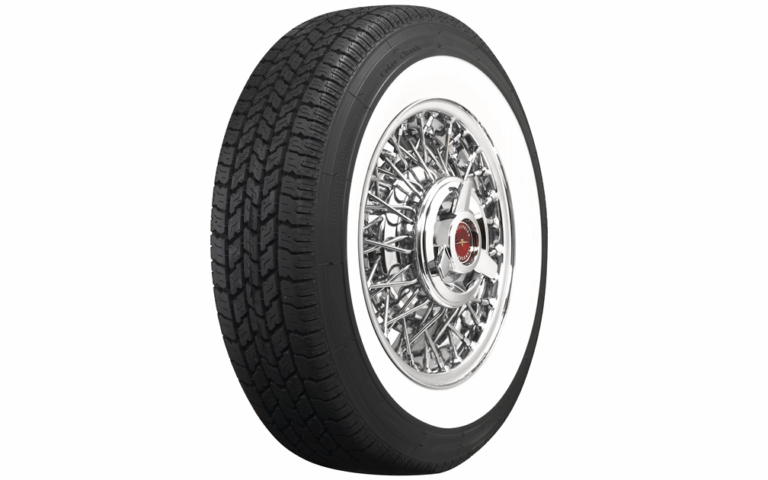 COKER CLASSIC IS THE ORIGINAL WIDE WHITEWALL RADIAL TIRE